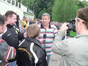 Віктор Олійник після матчу з "Єдністю". Фото Георгія Мазурашу