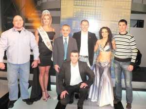 У студії "Шустер-live" після нагородження "Міс спорт Україна-2009". Фото: Петро Мага У студії "Шустер-live" після нагородження "Міс спорт Україна-2009". Фото: Петро Мага