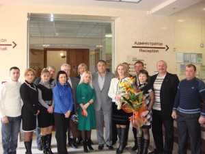 Колективне вітання Валерію Чинушу. 16.02.2011 р. (готель «Буковина»).